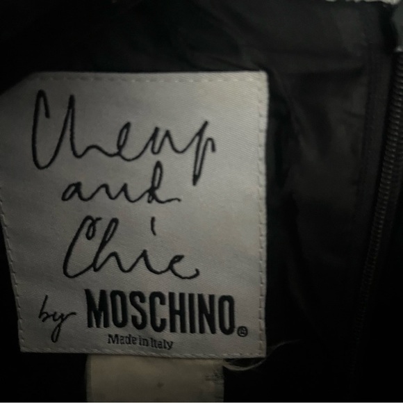 Moschino Cheap and Chic Vintage 90s Brocade Cocktail Dress Size 4 - Picture 6 of 15